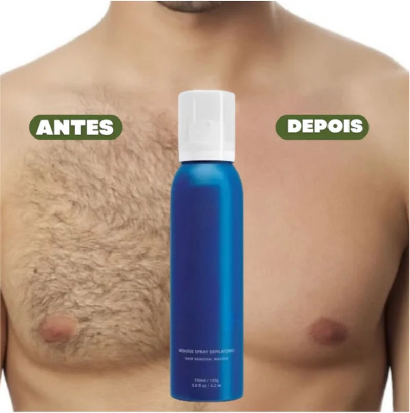 Spray de Depilação Indolor Unissex