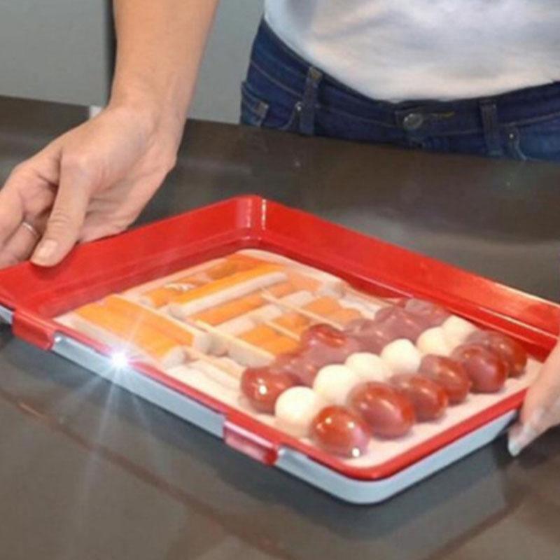 Bandeja para Preservação de Alimentos- Kit 4pcs © - Lojas Maiora